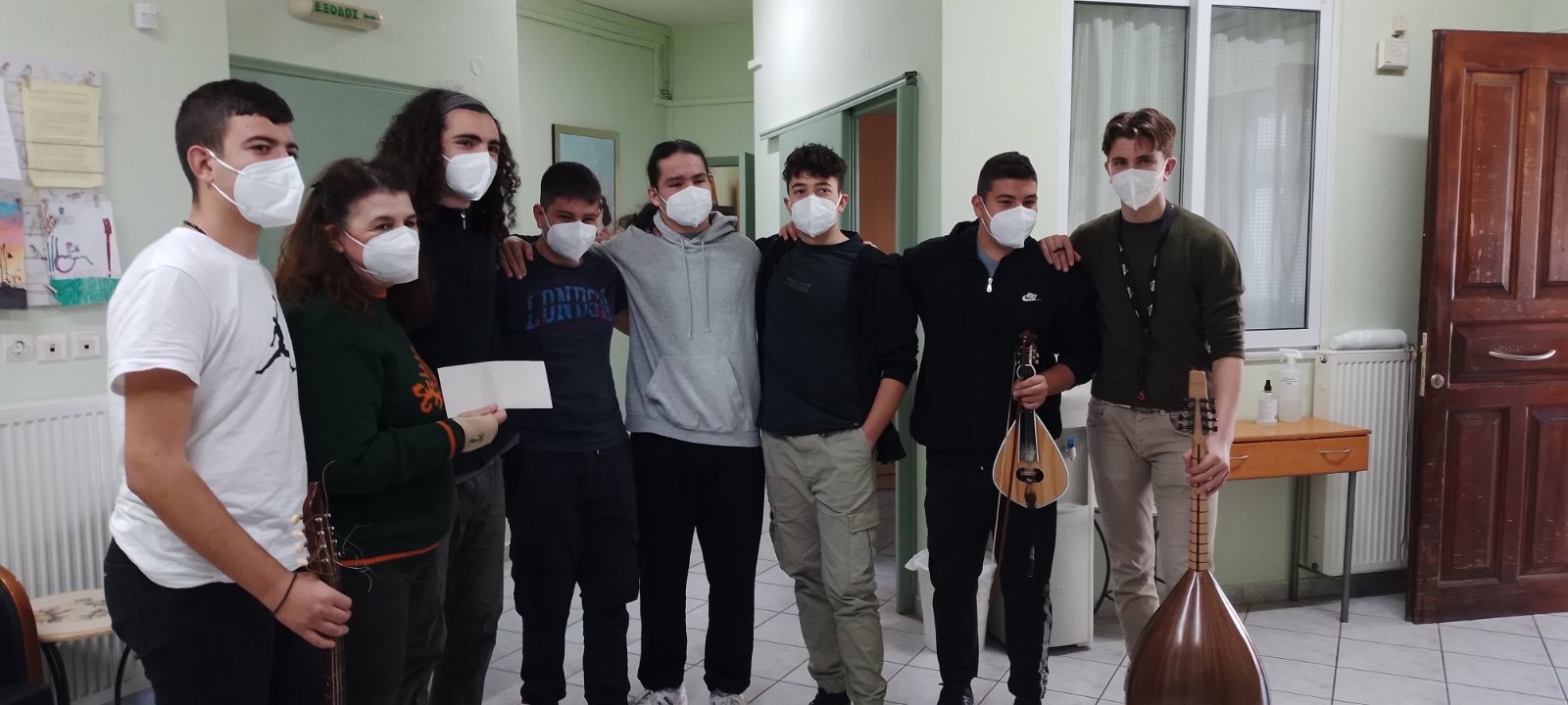 Επίσκεψη από το Μουσικό Γυμνάσιο Χανίων