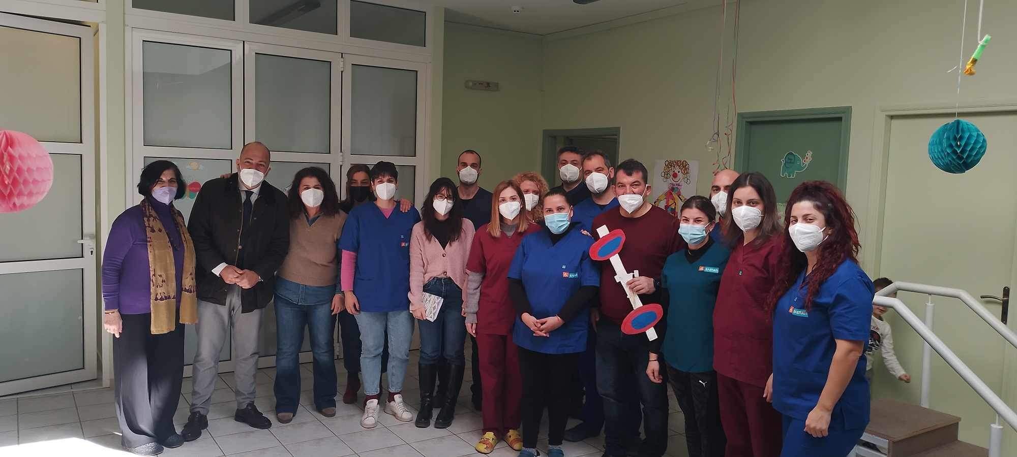 Ο Ολυμπιονίκης Πύρρος Δήμας επισκέφθηκε το Παράρτημα της ΕΛΕΠΑΠ στα Χανιά