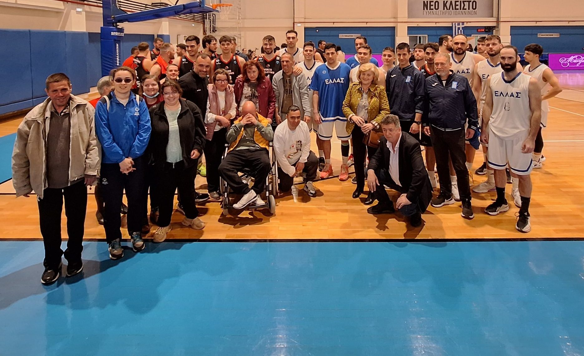 Φιλικός Αγώνας των Vikos Falcons με την Εθνική Ενόπλων για την ενίσχυση της ΕΛΕΠΑΠ