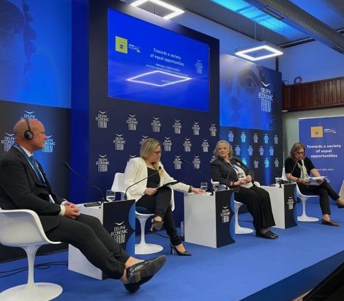 Η Πρόεδρος της ΕΛΕΠΑΠ, Δρ. Ελένη Ν. Σκουτέλη, στο Οικονομικό Φόρουμ των Δελφών